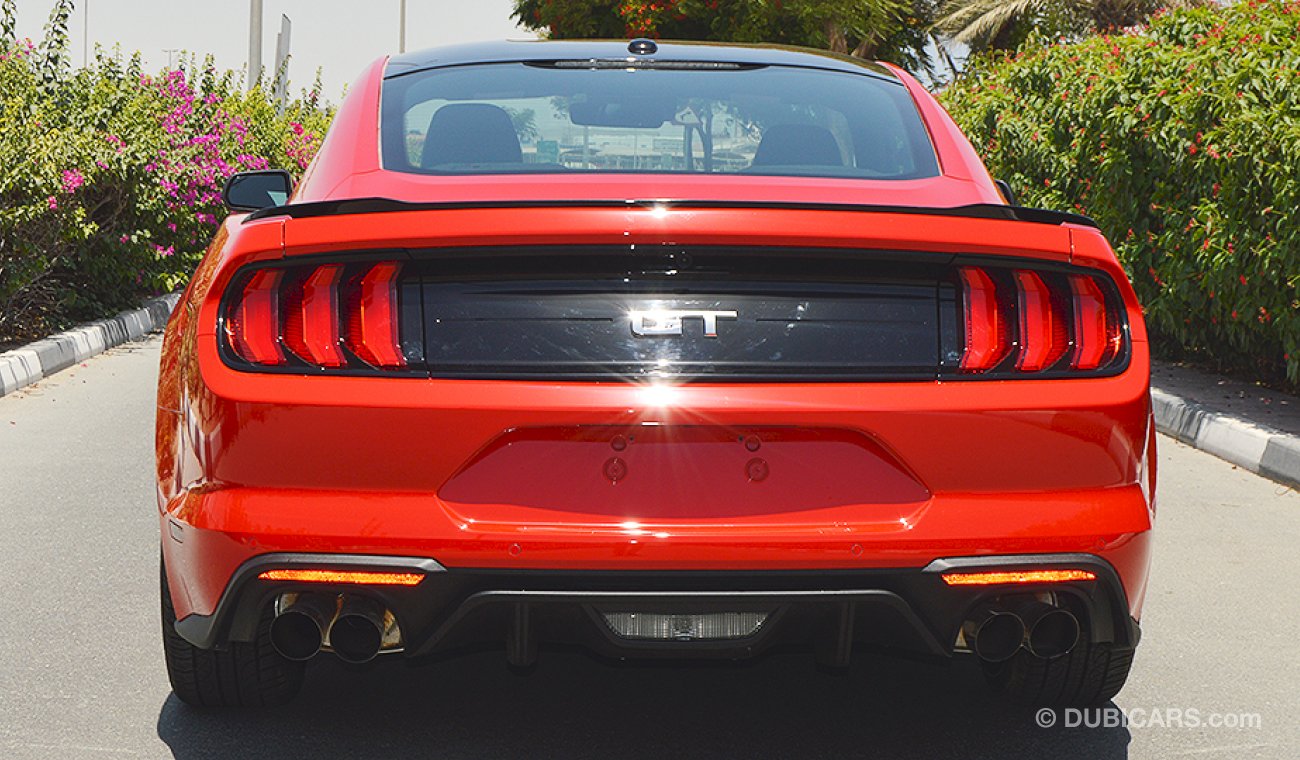 Ford Mustang 2019 GT Premium 5.0 V8 GCC, DIGITAL CLUSTER, 0km w/ 3Yrs or 100K km WTY + 60K km Service at Al Tayer