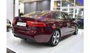 جاكوار XE EXCELLENT DEAL for our Jaguar XE R-Sport ( 2016 Model ) in Burgundy Color GCC Specs