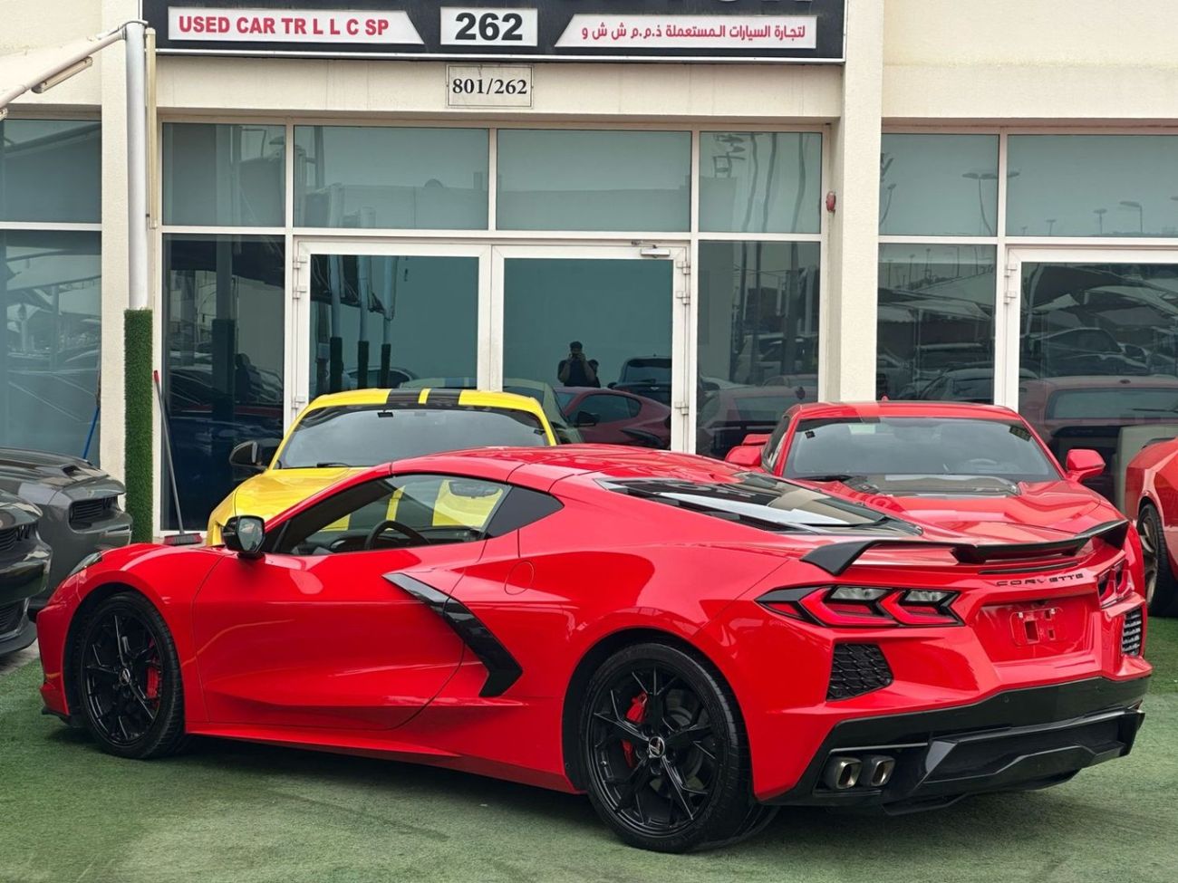 شيفروليه كورفت CHEVROLET CORVETTE C8 Z51 2022 GCC FULL OPTION PERFECT CONDITION UNDER WARRANTY