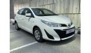 Toyota Yaris 1.3L | GCC | EXCELLENT CONDITION | FREE 2 YEAR WARRANTY | FREE REGISTRATION | 1 YEAR COMPREHENSIVE I