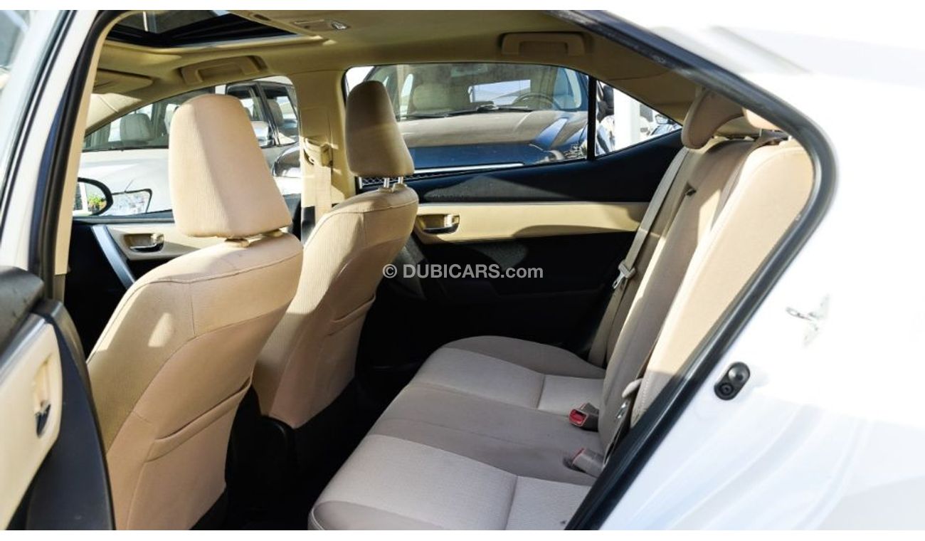 تويوتا كورولا خليجى 2015 رقم واحد فتحة بصمة كاميرا خلفية شاشة تحكم مثبت رنجات حساسات بحالة ممتازة لاتحتاج لمصاريف