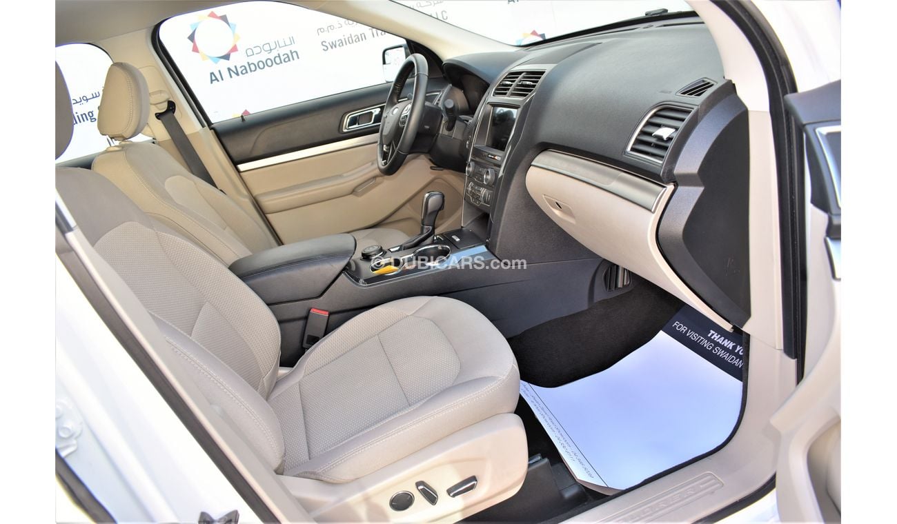 Ford Explorer 3.5L XLT V6 AWD 2018 GCC DEALER WARRANTY