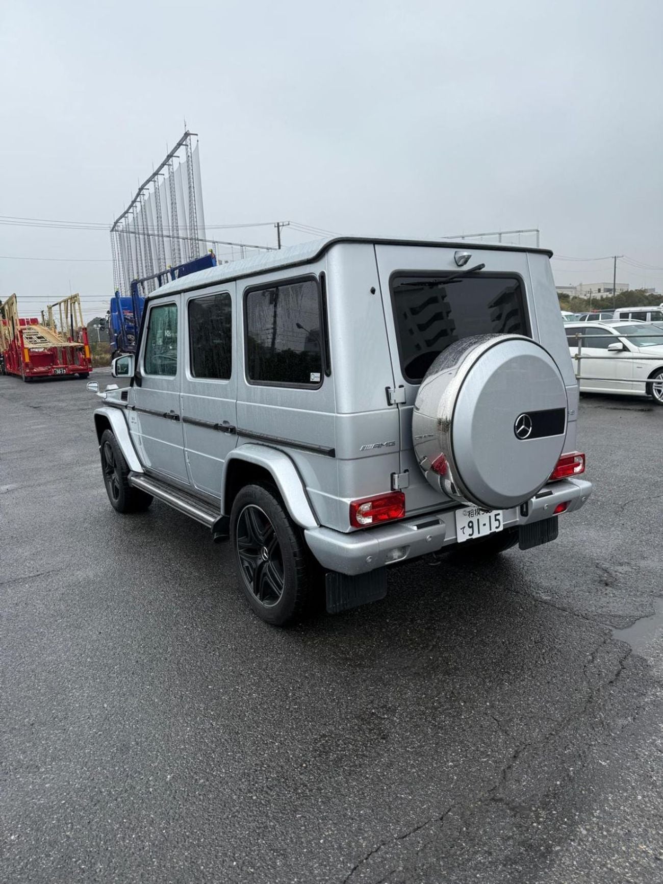 Mercedes Benz G63 AMG STD Mercedes-Benz G63 RHD Japanese specs 2019 silver colour 5doors,5seaters automatic gear