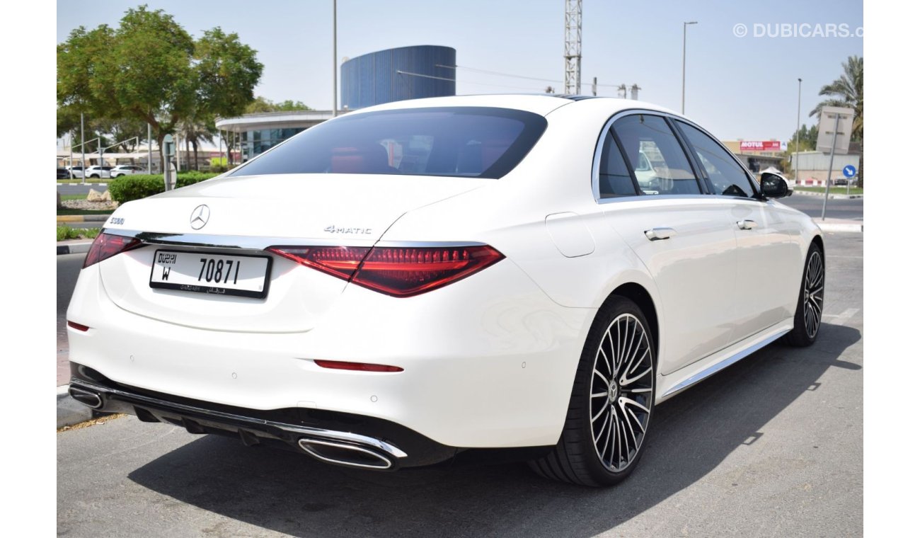 Mercedes-Benz S 500 2021 GCC SPECS WARRANTY AND SERVICE CONTRACT FROM GARGASH