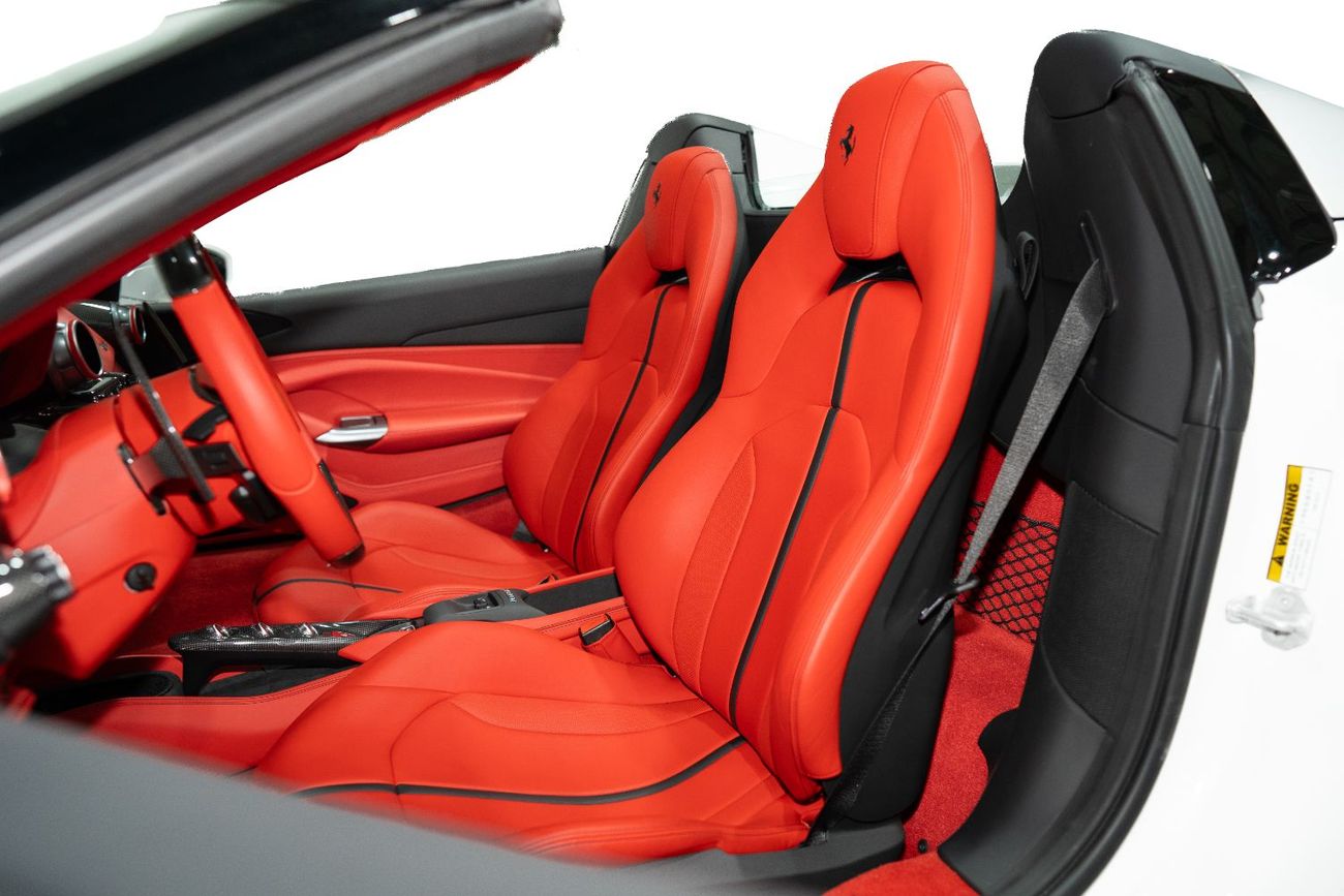 Ferrari F8 Spider VERY LOW MILEAGE | 2022 F8 SPIDER | CARBON INT | SUSPENSION LIFTER | SPECIAL DESIGN SEATS | WARRANTY