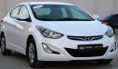 Hyundai Elantra Hyundai Elantra 2015 GCC 1600cc, in excellent condition, without accidents, very clean from inside a