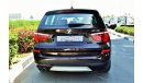 BMW X3 - ZERO DOWN PAYMENT - 1,880 AED/MONTHLY - UNDER WARRANTY