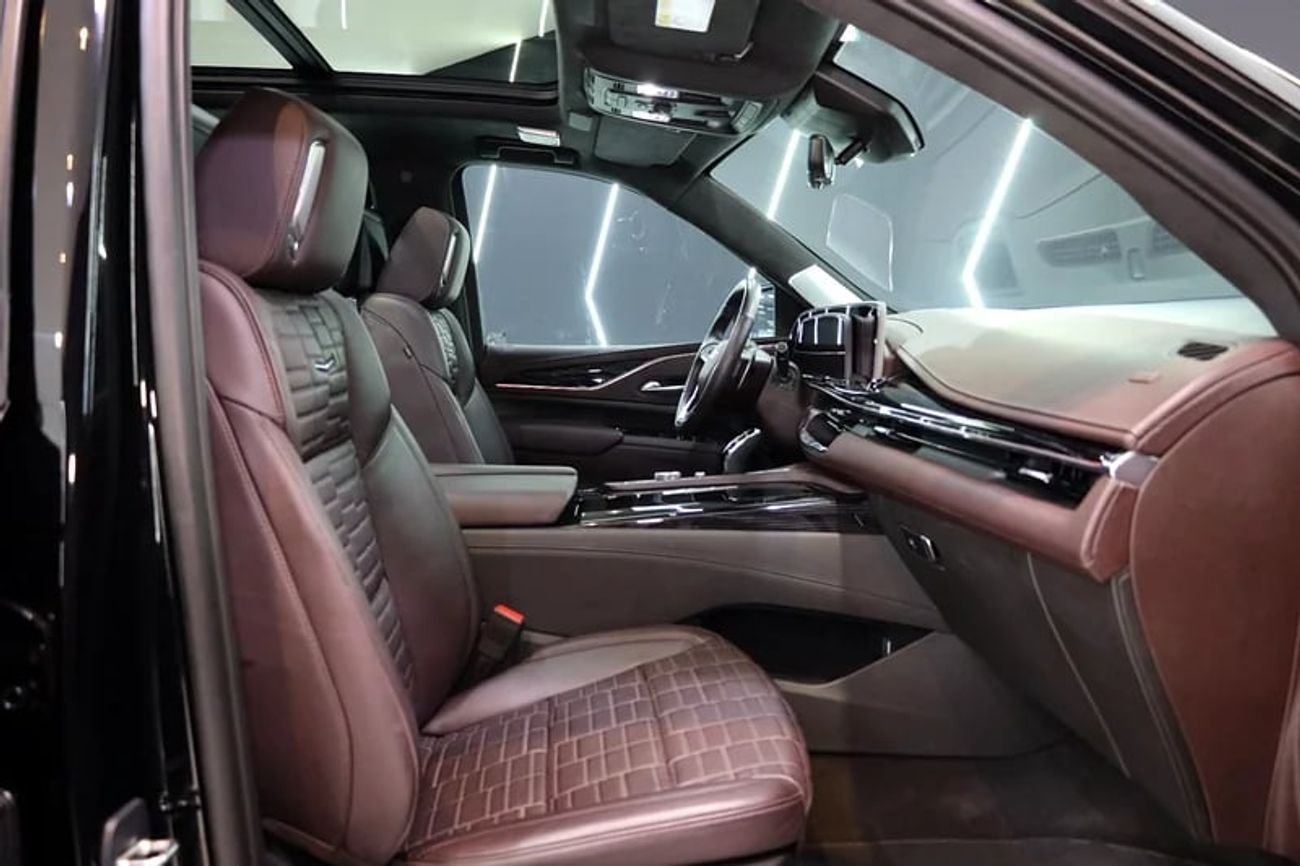 Cadillac Escalade Escalade-V 6.2L Rear-Seat Entertainment, Al Ghandi Warranty + Service Till 07/08/2029!!