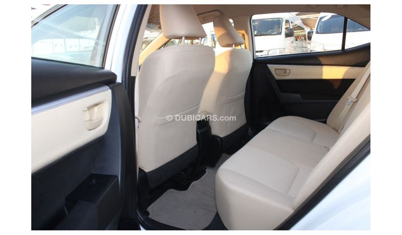 تويوتا كورولا XLI تويوتا كرولا 2019 ابيض خليجي  1.6 بحالة ممتازة بدون حوادث