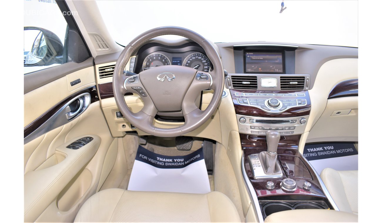 إنفينيتي Q70 AED 1368 PM | 0% DP | 3.7L V6 SPORT GCC WARRANTY