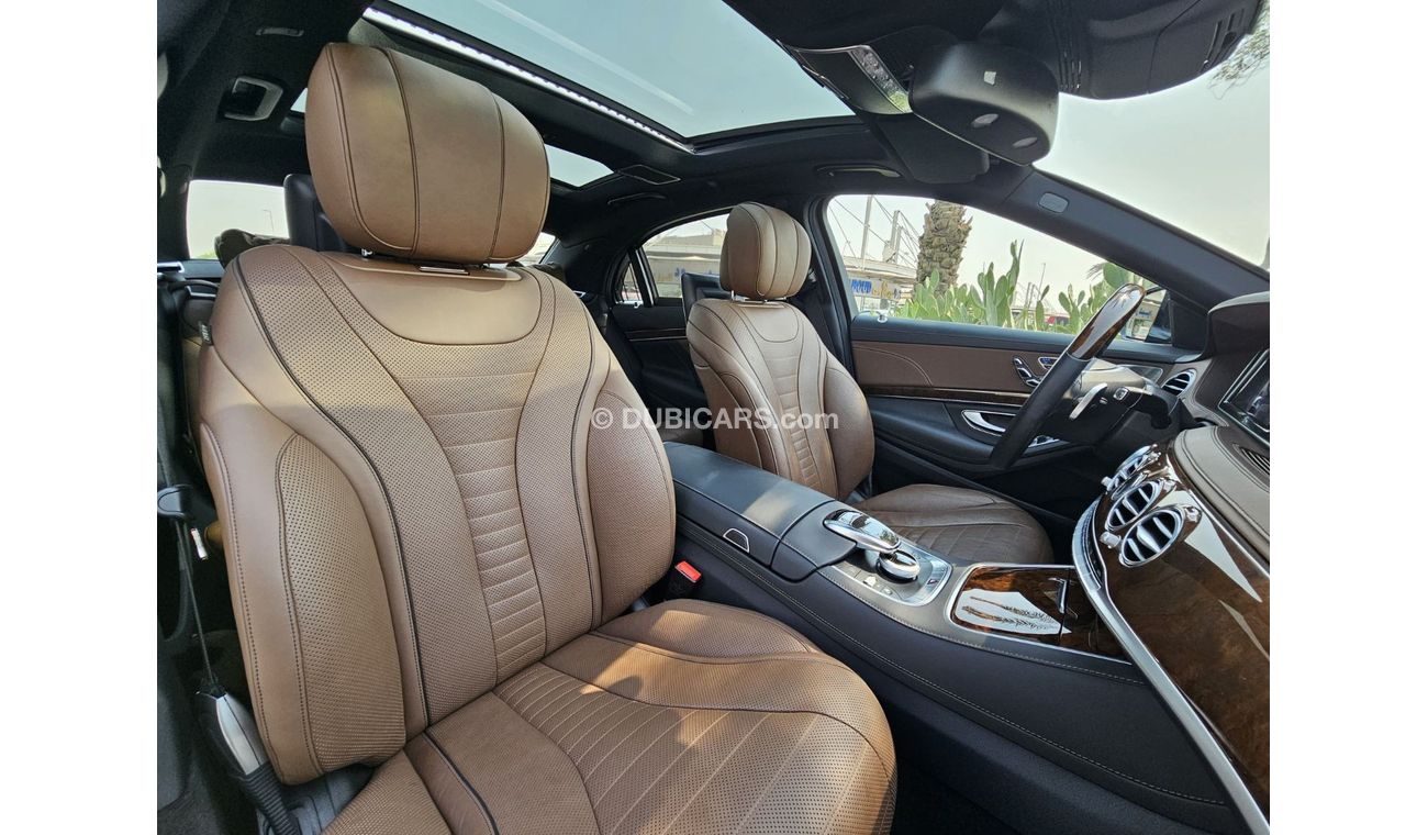 Mercedes-Benz S 500 MERCEDES S500 AMG FULL OPTION 6 BUTTONS 2015 GCC SINGLE OWNER LOW MILEAGE IN MINT CONDITION