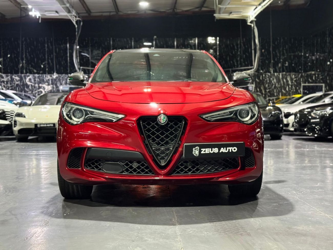 ألفا روميو ستيلفيو Quadrifoglio 2.9L (503 HP) 2018 Alfa Romeo Stelvio Q4, Warranty, Carbon Fiber Package, Excellent Con