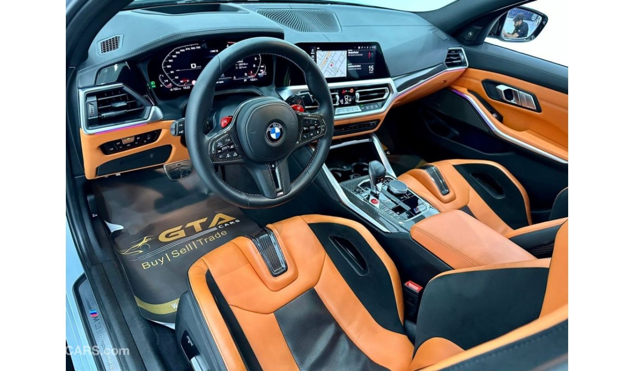 بي أم دبليو M3 2021 BMW M3 Competition, ( Full Carbon Fibre ), Jun 2025 BMW Warranty + BMW Service Contract, GCC