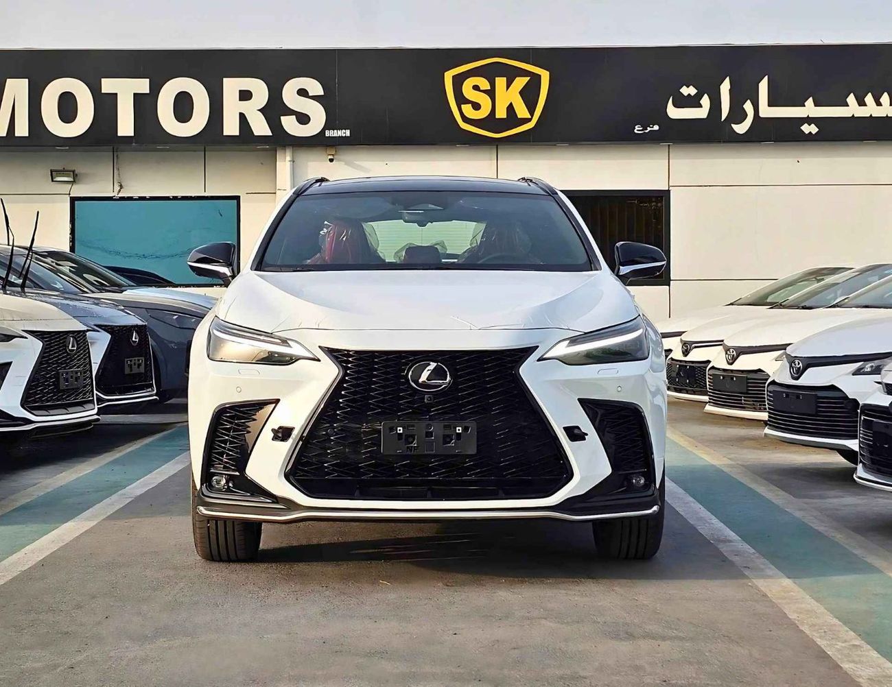 لكزس NX350 F SPORT TURBO CHARGED/PANORAMIC ROOF/ 275 HP ENGINE/2.4L PETROL AWD/CODE#NXP3F