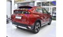 Mitsubishi Eclipse Cross EXCELLENT DEAL for our Mitsubishi Eclipse Cross ( 2018 Model ) in Red Color GCC Specs