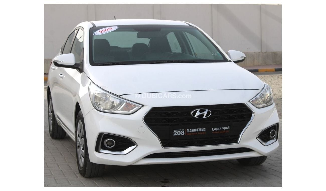 هيونداي أكسنت هيونداى اكسنت 2020 ابيض خليجي بحالة ممتازة بدون حوادث