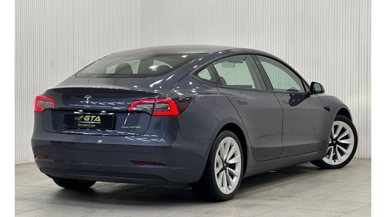 Tesla Model 3 2021 Tesla Model 3 Long Range, 2025 Tesla Warranty, 2029 Tesla Battery + Drive Unit Warranty, GCC