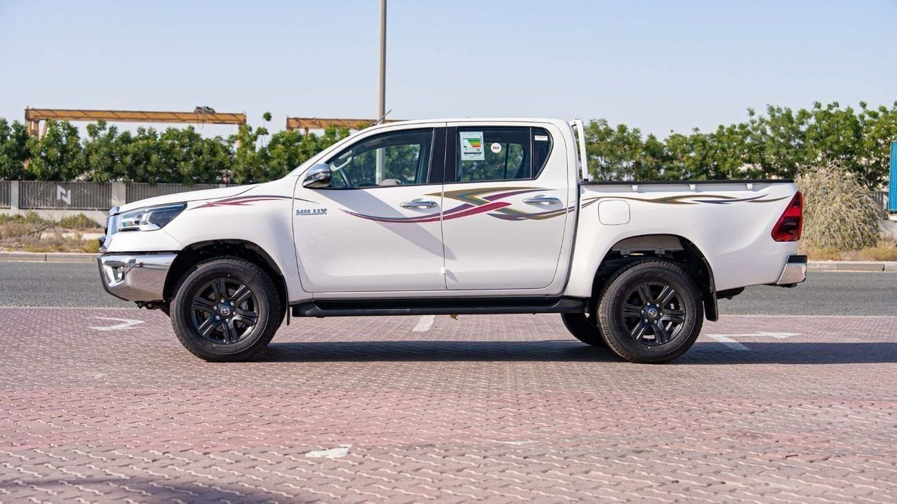 Toyota Hilux GLX 2.7L - Manual - White Inside Maroon | Export Only