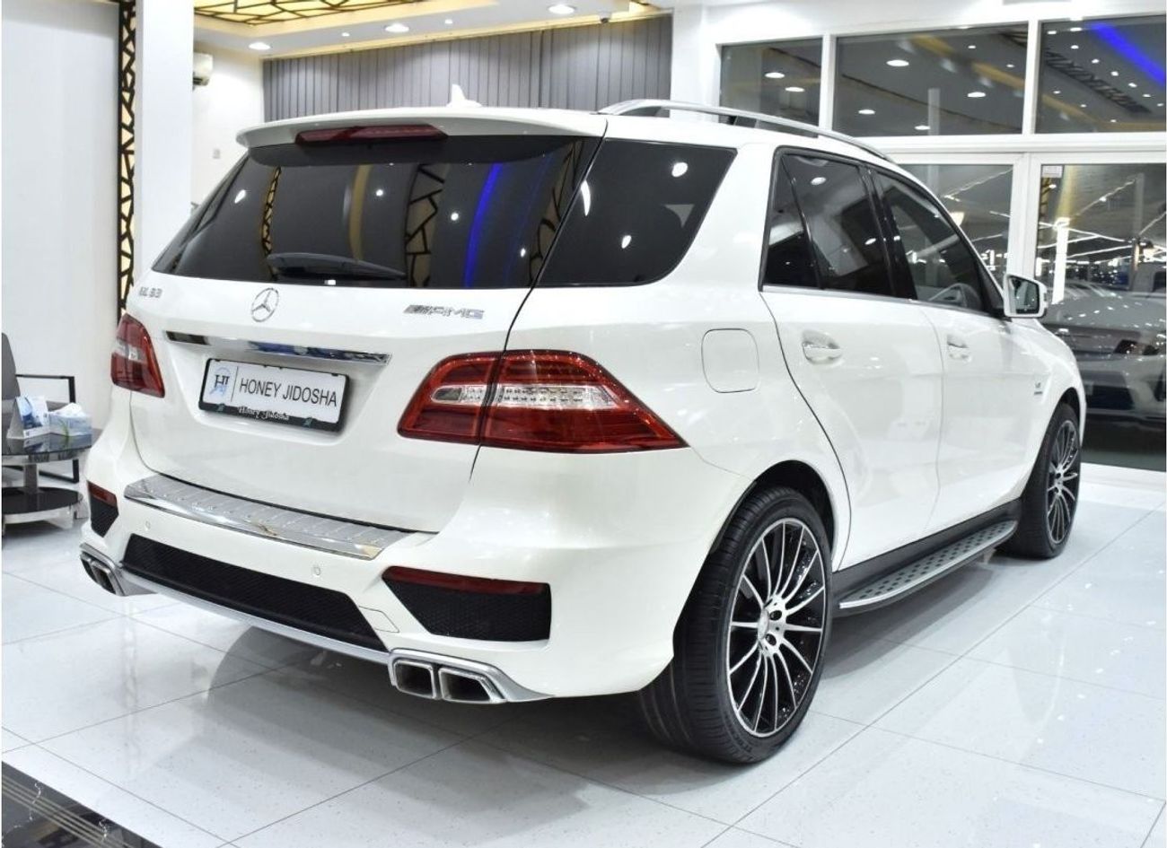 مرسيدس بنز ML 63 AMG EXCELLENT DEAL for our Mercedes Benz ML63 AMG ( 2015 Model ) in White Color GCC Specs