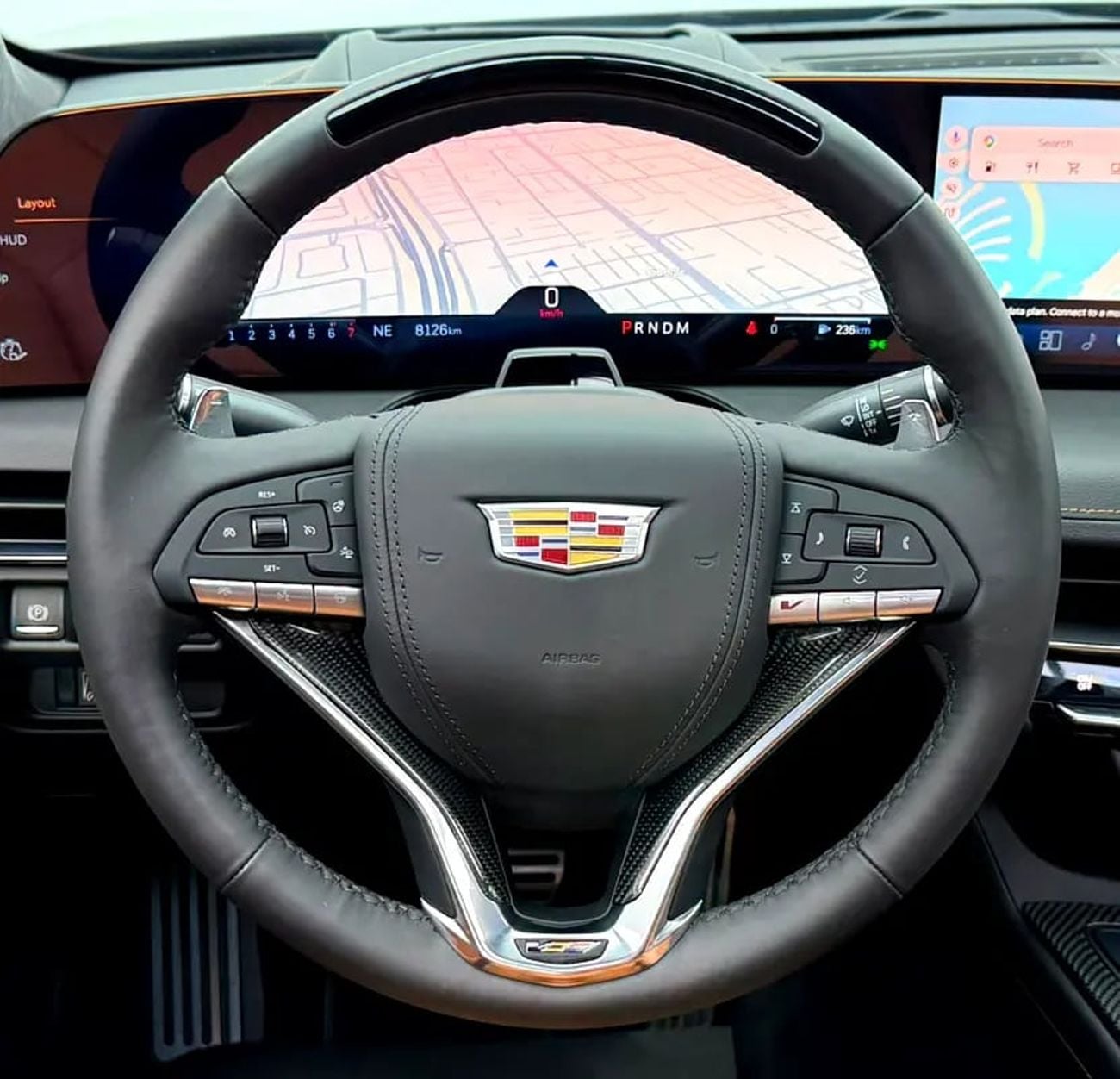 كاديلاك CT5 V, Warranty + Service Pack, Full Service History, GCC