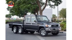 تويوتا لاند كروزر بيك آب 6X6 OEM APPEARANCE WITH EXTENDED OE REAR BIN  V8 4.5L TURBO DIESEL  MANUAL TRANSMISSION