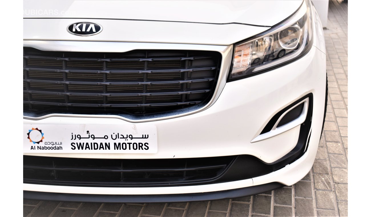 كيا كارنيفال AED 1174 PM | 0% DP | 3.3L LX V6 GCC WARRANTY