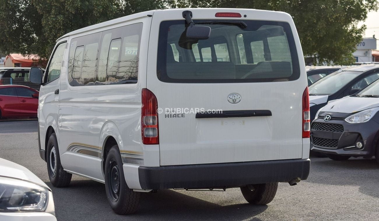 Toyota Hiace 2019 MODEL WHITE COLOR MANUAL TRANSMISSION DIESEL PASSENGER VAN ONLY FOR EXPORT