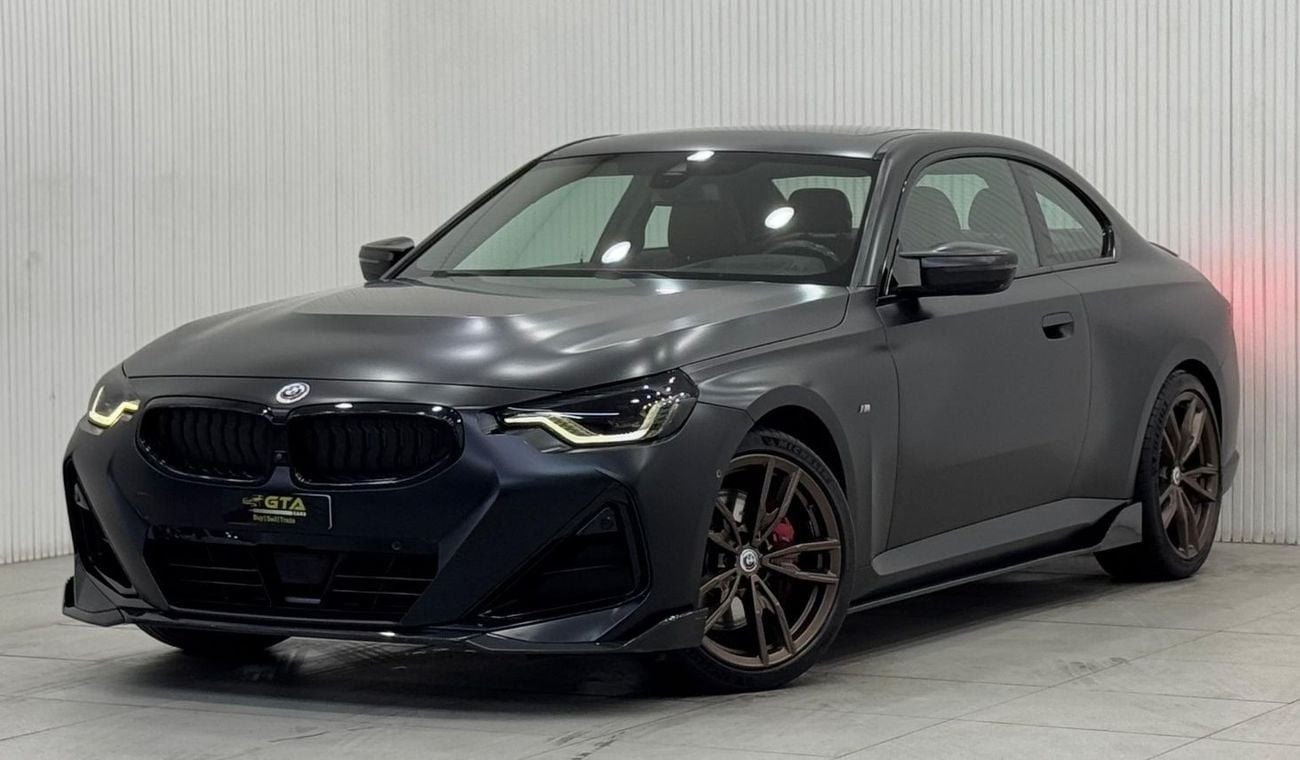 BMW M240i xDrive 3.0L 2022 BMW M240i xDrive, BMW Warranty + Service Pack, Low Kms, GCC