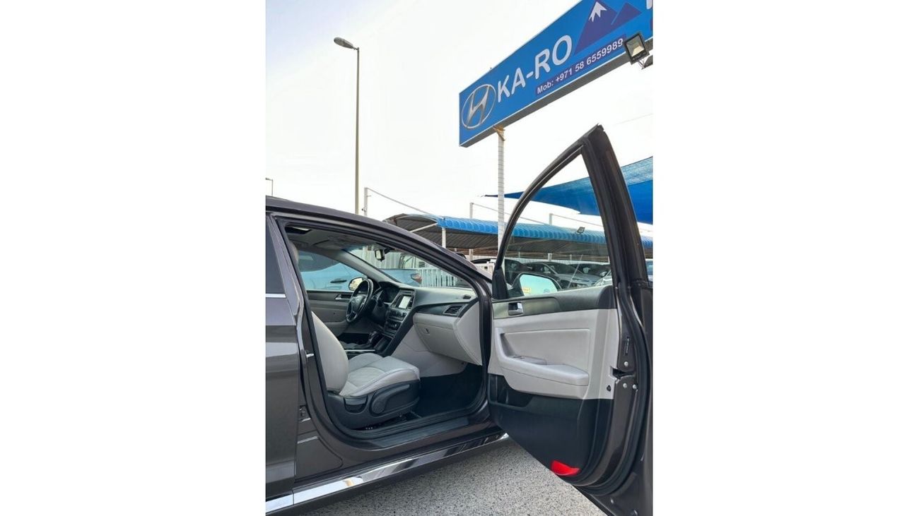 هيونداي سوناتا السيارة بحالة ممتازة هيونداي سوناتا 2016 بمحرك 2.4 سبورت وفتحة سقف ومقاعد جلد.