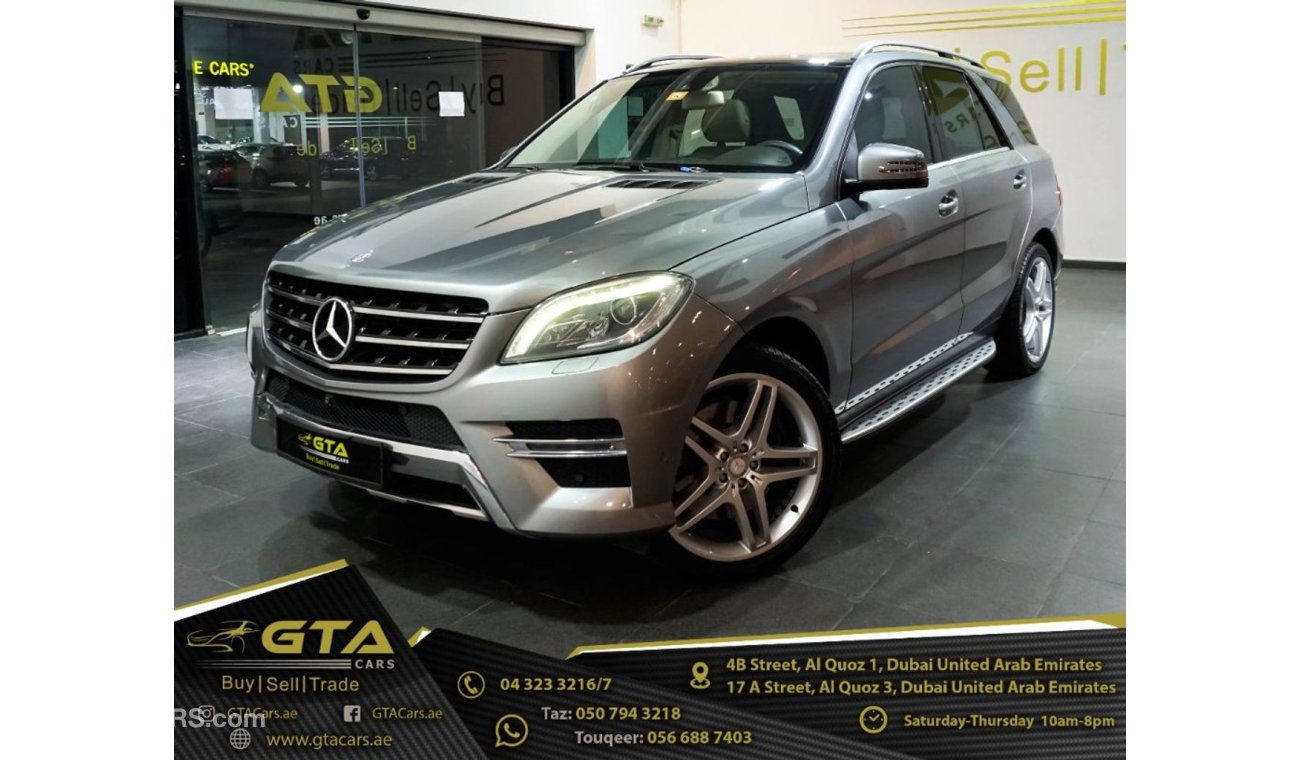 Mercedes-Benz ML 350 2014 Mercedes ML-350, Warranty, Service History, GCC