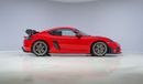 Porsche 718 Cayman GT4 RS Weissach - Ramadan Buy Now Pay September - AED 10,780 P/M