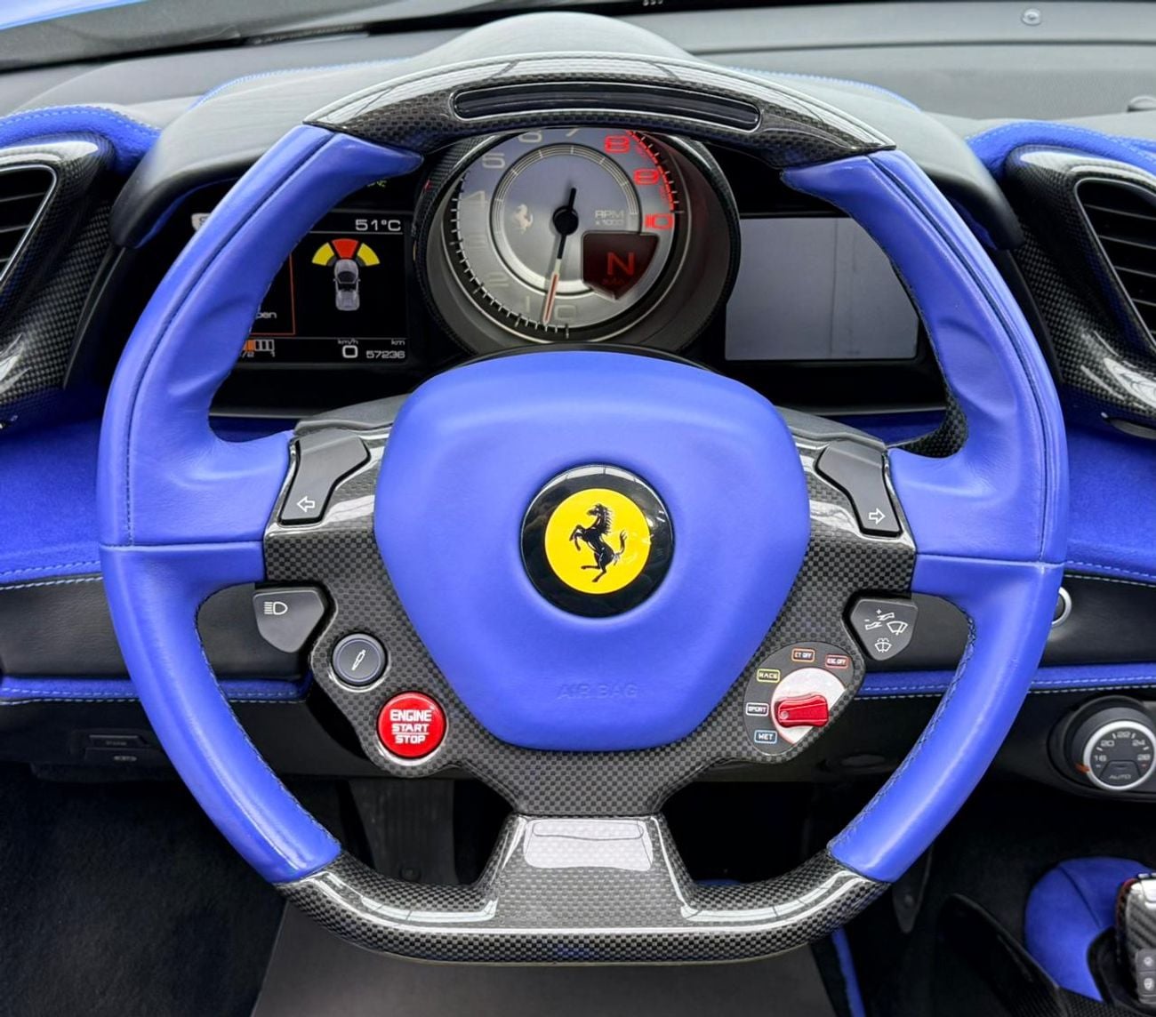 فيراري 488 سبايدر STANDARD 2016 Ferrari 488 Spider Carbon Edition, Full Ferrari Service History, Carbon Fiber Package, GCC