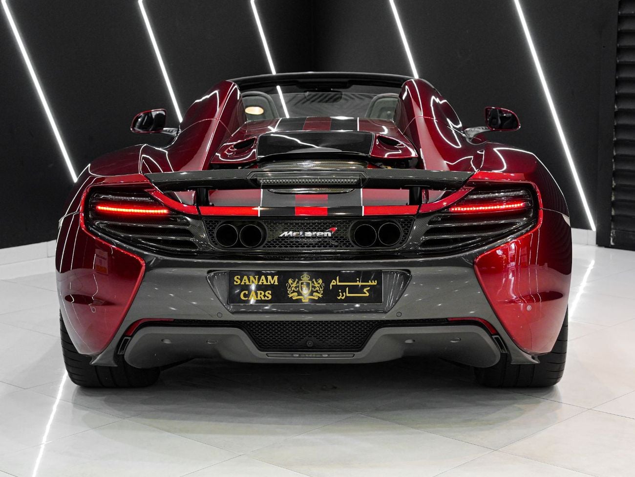 مكلارين 650S سبايدر نظام رفع، حزمة الكربون، نظام صوت ميريديان، مواصفات دول مجلس التعاون الخليجي!!