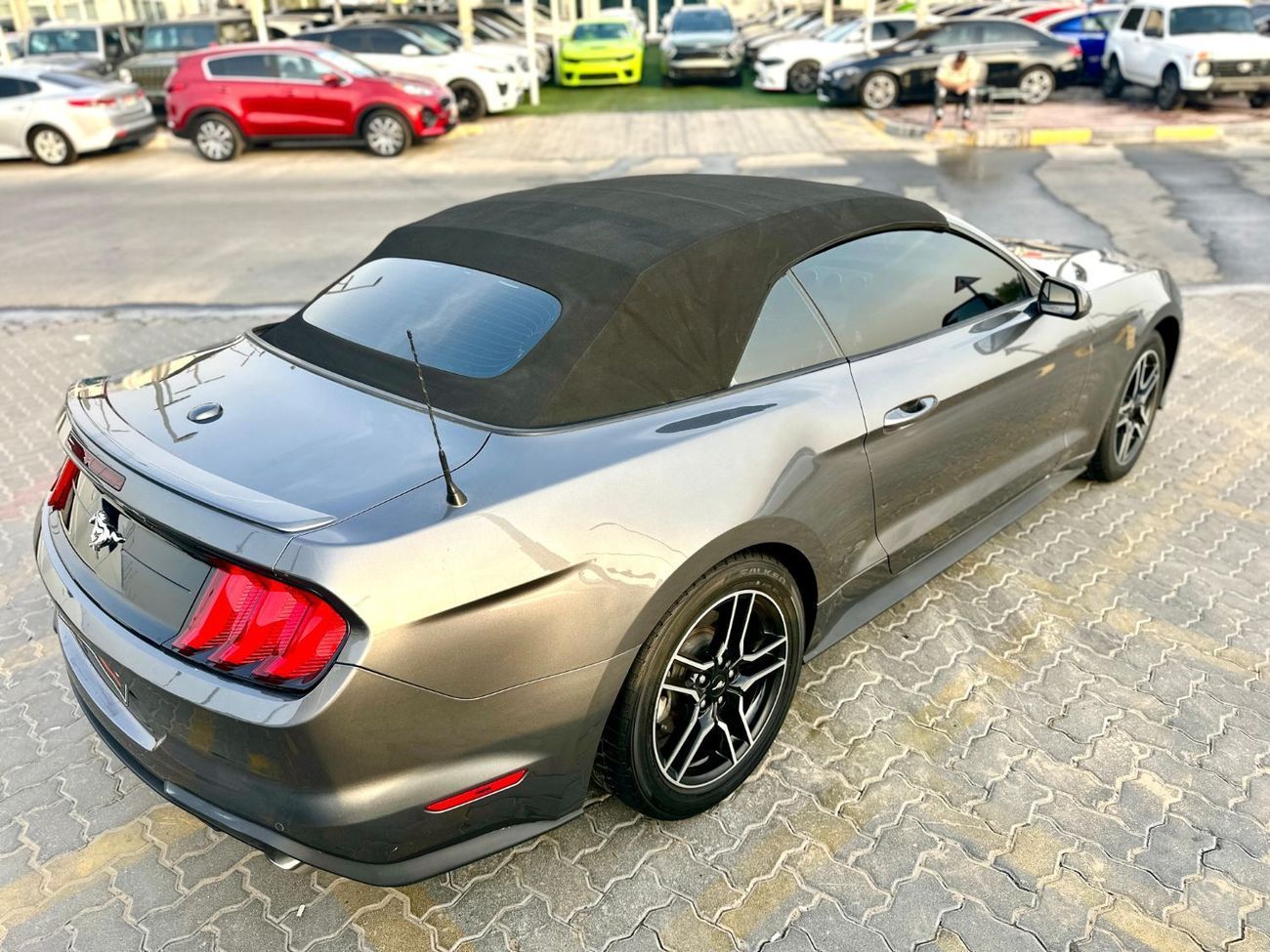 فورد موستانج Ecoboost Convertible | Monthly 1100/- | 0% DP | Blindspot | Fog Lights | # 05686
