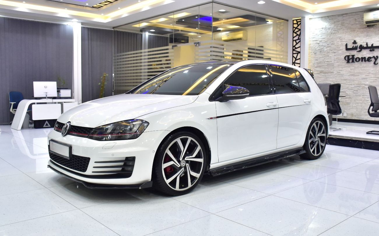 Volkswagen Golf GTI EXCELLENT DEAL for our Volkswagen GTi ( 2014 Model ) in White Color GCC Specs