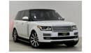 Land Rover Range Rover 2017 Range Rover Vogue V8 SE Supercharged, Warranty, Full Service History, Full Options, GCC