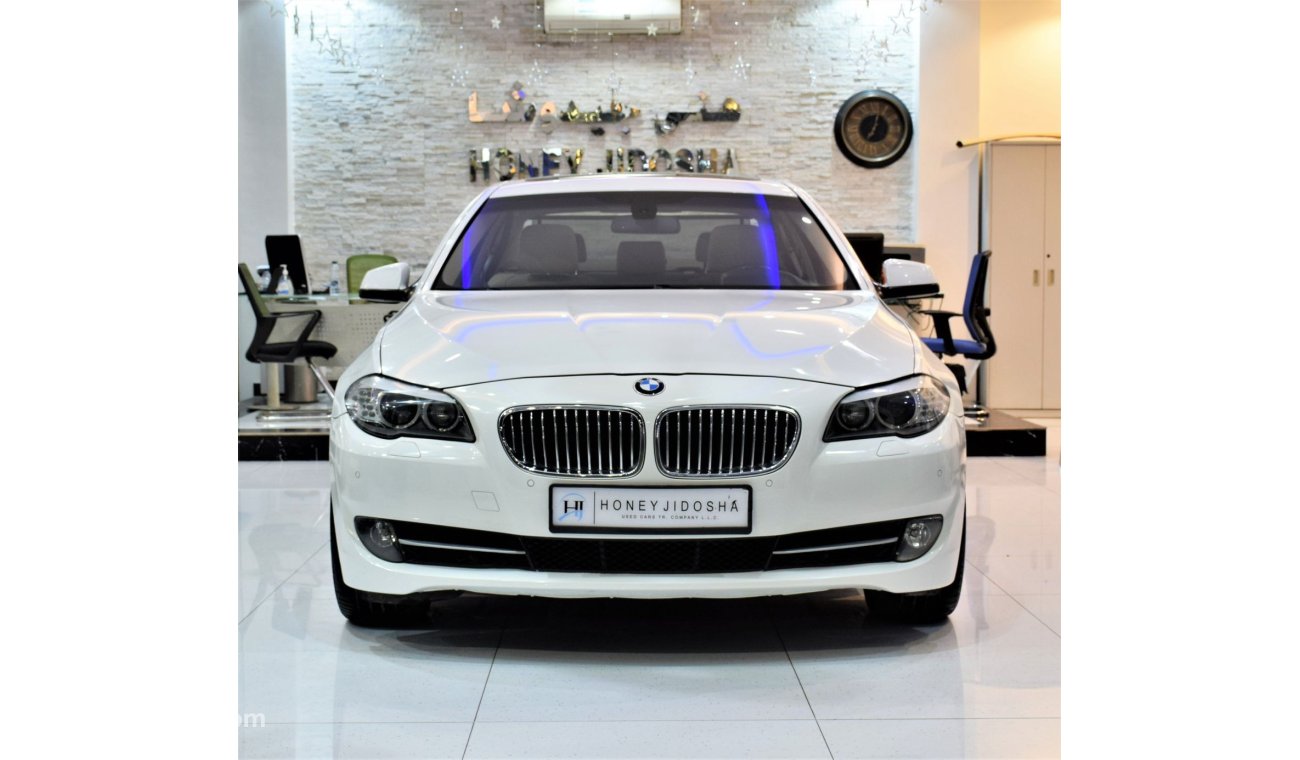 BMW 530i VERY LOW MILEAGE! ONLY 57,0000KM! BMW 530i 2013 Model!! in White Color! GCC Specs