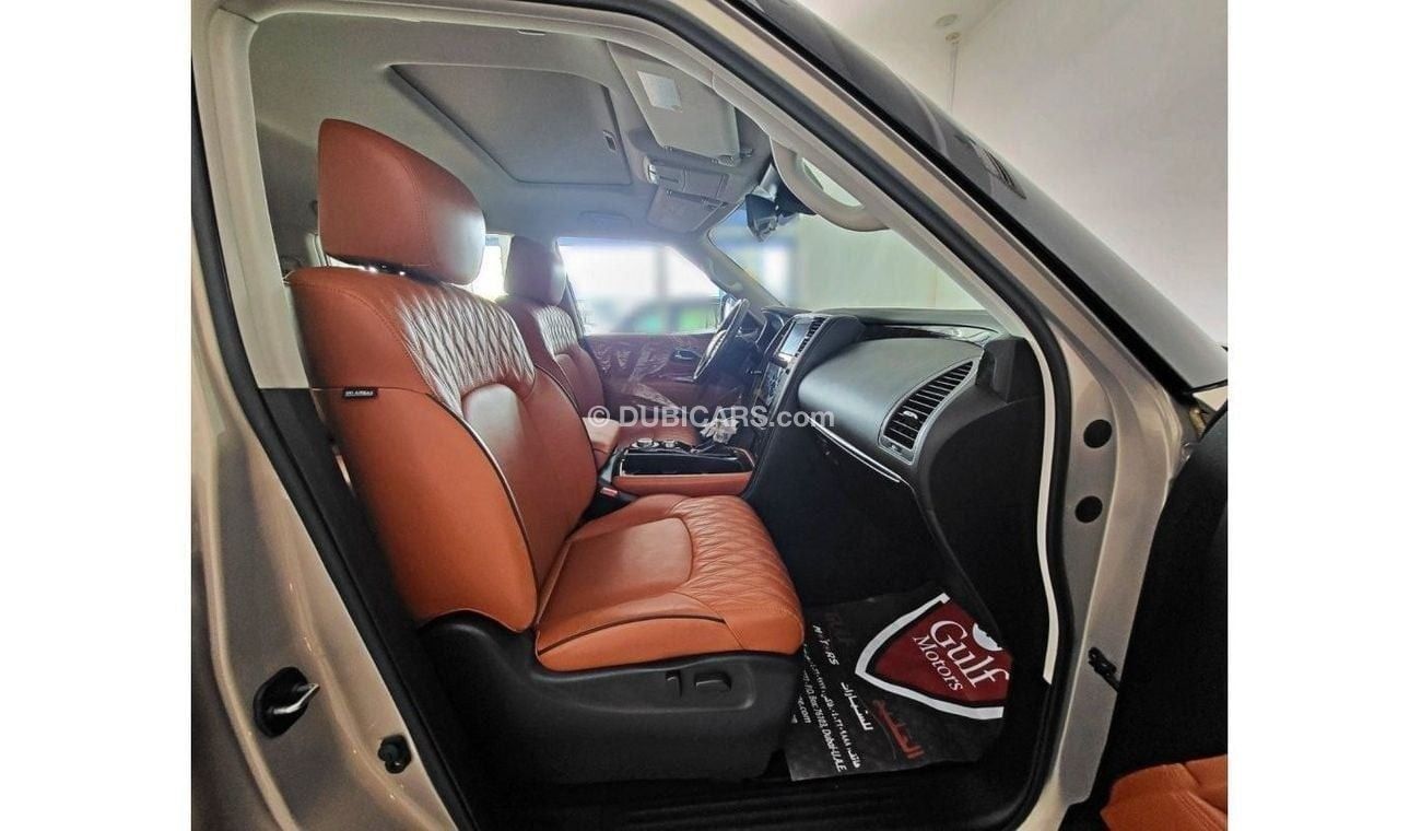 Nissan Patrol LE PLATINUM CITY 5.6L-8CYL-400HP PLATINUM RADAR EXCELLENT CONDITION GCC SPECIFICATION