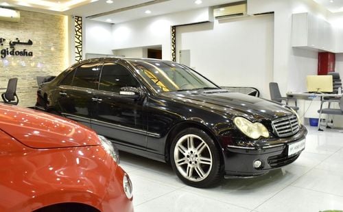 Mercedes Benz C180 EXCELLENT DEAL for our Mercedes Benz C180 Kompressor ( 2007 Model ) in Black Color GCC Specs