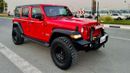 Jeep Wrangler NUDGE BAR WITH LED STRIP LIGHTS | 3.6L PETROL ENGINE | PUSH START | 2019 | RHD | AT | 4WD | REAR VIE
