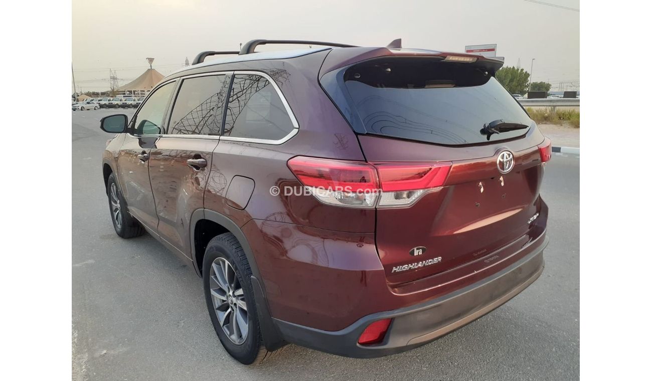 Used 2018 TOYOTA HIGHLANDER XLE AWD MAROON 6Cylinder 3.5L Engine 31632 ...