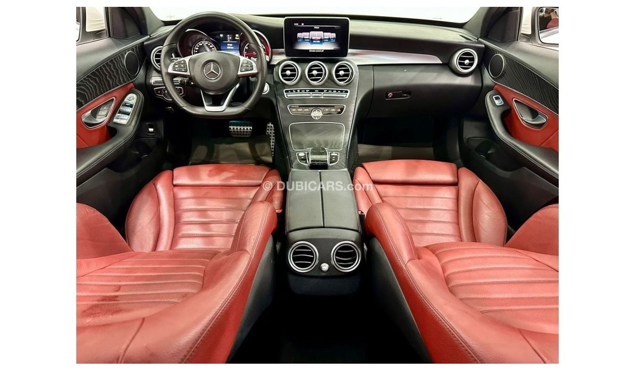 مرسيدس بنز C 200 Std 2017 Mercedes Benz C200 AMG, Warranty, Service History, Excellent Condition, GCC