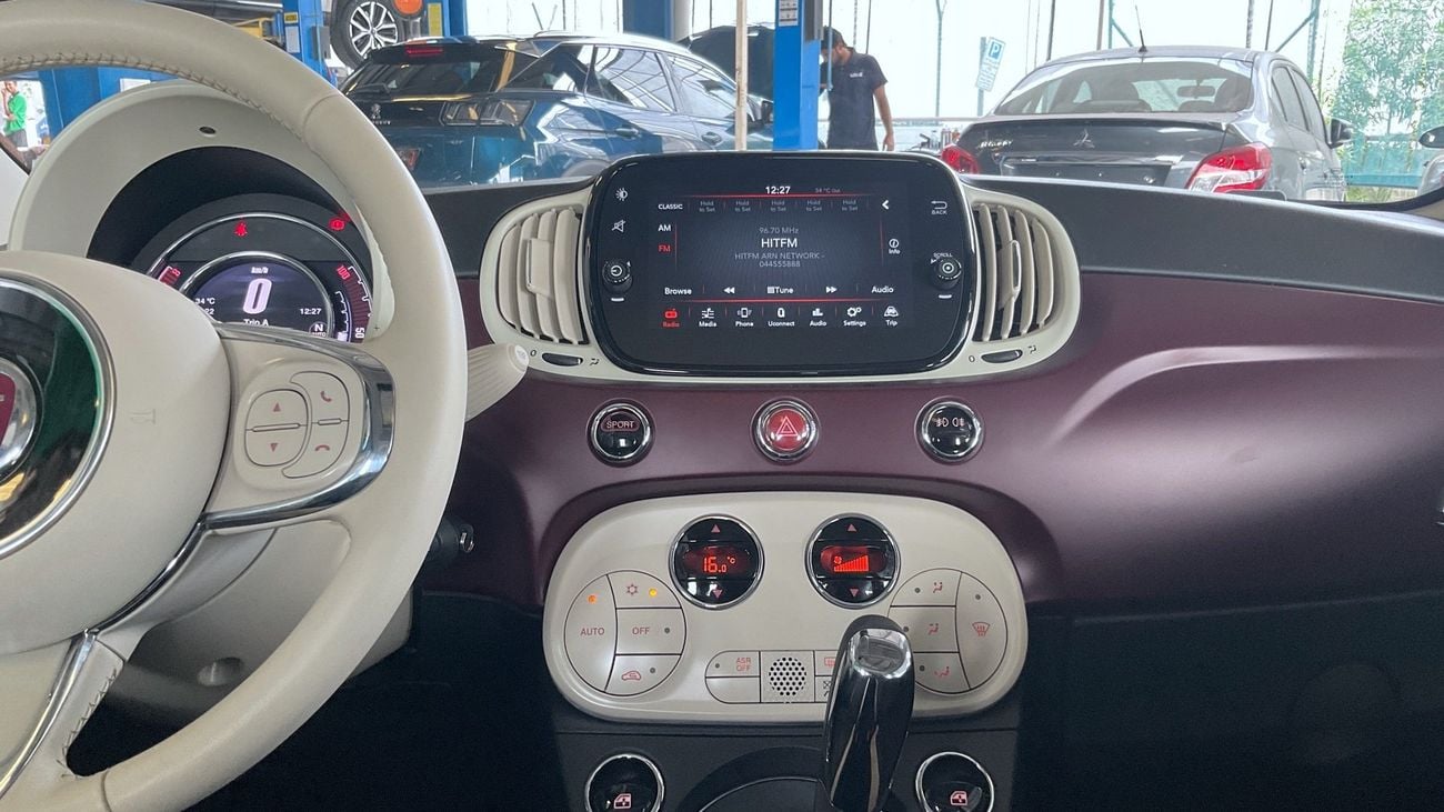 فيات 500 1.4L 100HP LOUNGE | شامل الضمان | 0 ﺪﻔﻋﺓ ﺃﻮﻟﻯ