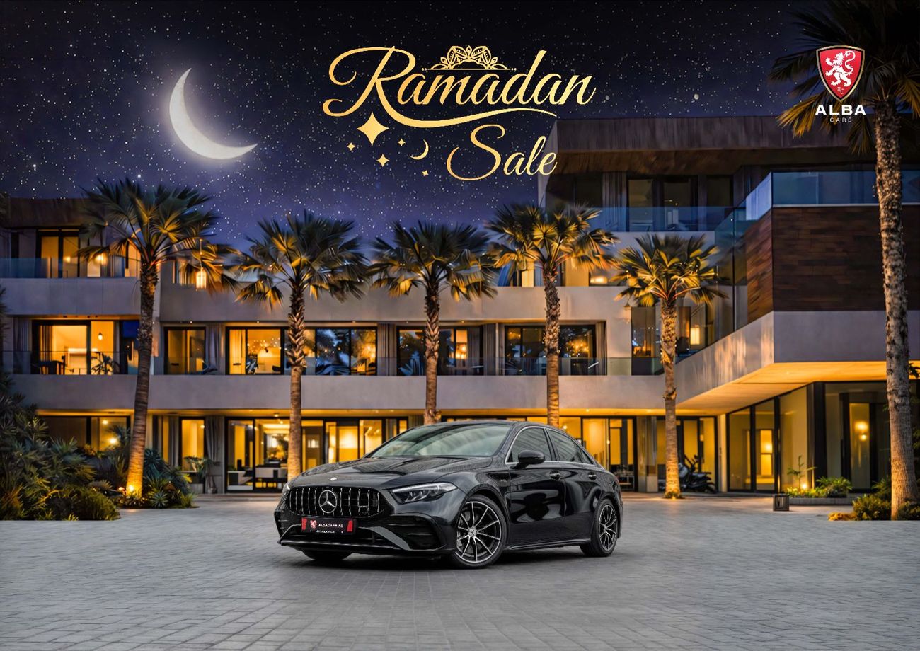 مرسيدس بنز A 35 AMG A35 | 3,153 P.M | 0% Downpayment | Excellent Condition! | Ramadan Offer!