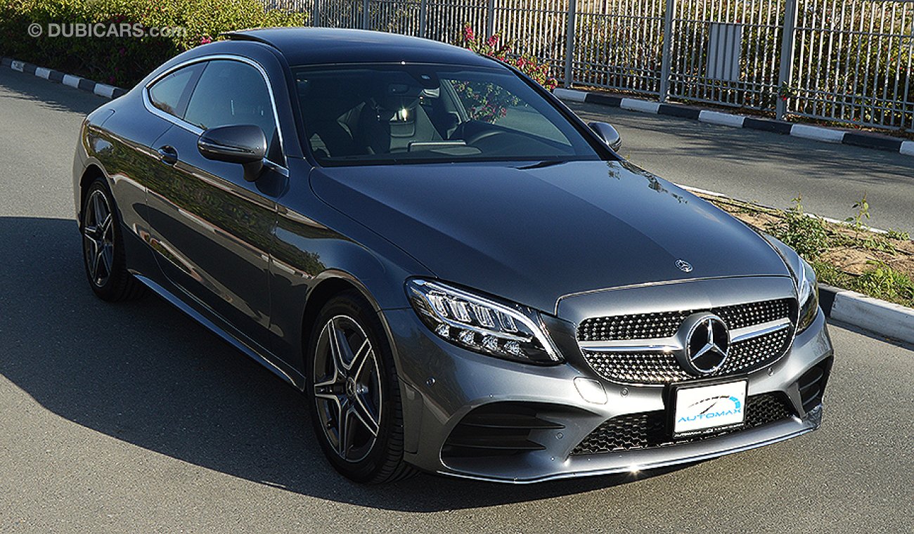 Mercedes-Benz C 300 Coupe 2019, 2.0L I-4 Turbo, GCC, 0km with 3 Years or 100,000km Warranty