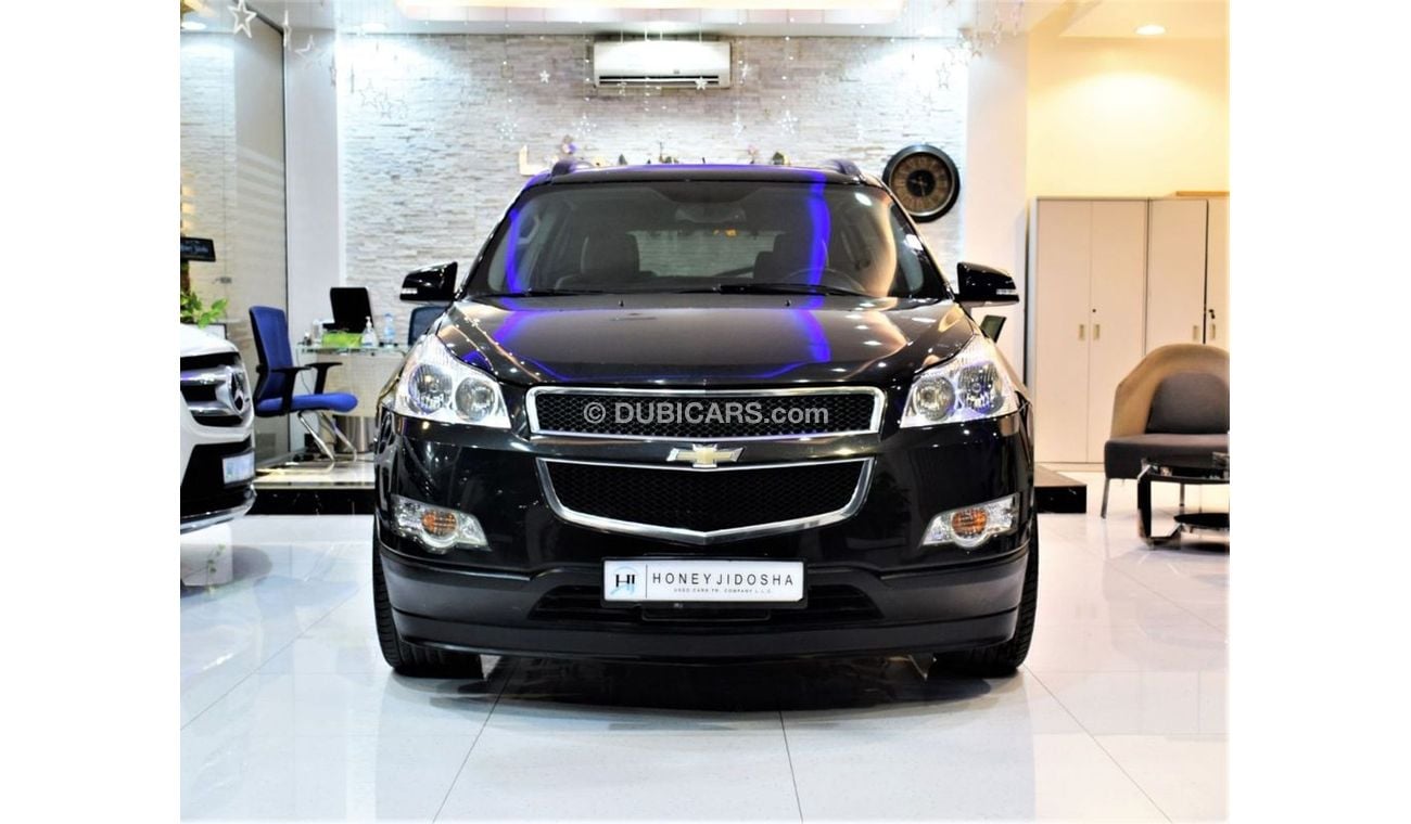 Chevrolet Traverse FULL OPTION & LOW MILEAGE Chevrolet Traverse LT 2012 Model!! in Black Color! GCC Specs