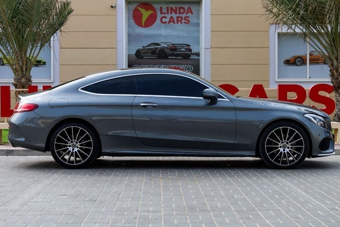 مرسيدس بنز C 200 كوبيه Mercedes-Benz C200 Coupe AMG Pack 2018 GCC under Warranty with Flexible Down-Payment.