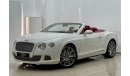 Bentley Continental GTC 2014 Bentley Continental GTC W12, Full Bentley Service History, ( One Lady Owner ), GCC