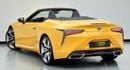 Lexus LC500 2021 Lexus LC500 Carbon Cabriolet, 1 Year Warranty Unlimited KM, Excellent Condition