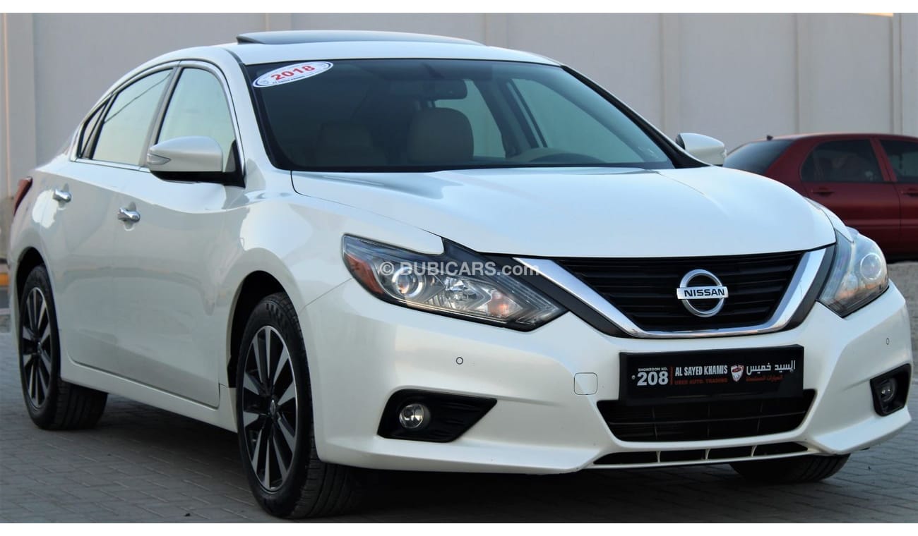 نيسان ألتيما نيسان التيما 2018 خليجي فل أوبشن 6 سليندر رقم 1 بدون صبغ بدون حوادث نظيفه جدا من الداخل والخارج